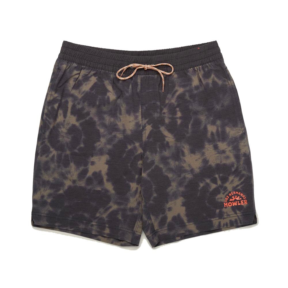 Howler Brothers Deep Set Boardshorts in Sky Dye Black